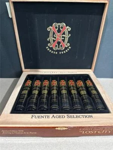 Lost City Chateau de la Fuente LTD Edition Box/ 8 Double Robusto Tubes A Garcia - Picture 1 of 9