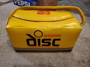 Vintage 80’s Kodak Advertising Disc Cameras and Film Soft Sided Cooler Bag - Picture 1 of 11