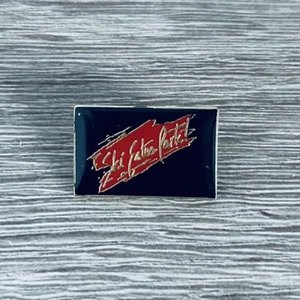 VINTAGE ESTES PARK COLORADO ENAMEL SKI PIN BUM NEW NOS 1980s SKIER RARE 1” Wide - Picture 1 of 3