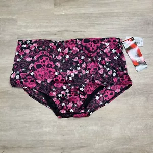 TYR Mens Rockstar Trainer Brief Drawstring Swimwear Paisley Pink Blk Size 40 NWT - Picture 1 of 2