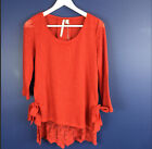 Lauren Conrad Lace Trimmed Side Bow Tie Knit Sweater Tunic Size Small NWT