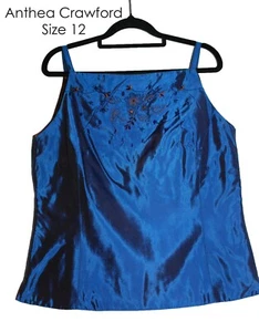 ANTHEA CRAWFORD COLLECTION - Elegant Formal Top - Size 12 - EXCELLENT CONDITION - Picture 1 of 8