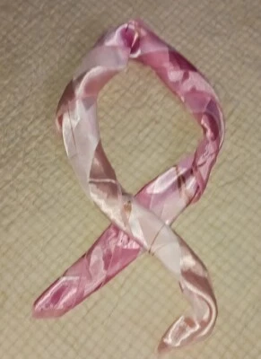 Bufanda cuadrada vintage Art Deco poliéster rosa transparente blanco 41x39 pulgadas Foto 1 de 3