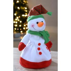 Snowman Novelty Dancing Waving and Singing - Multi-Colour