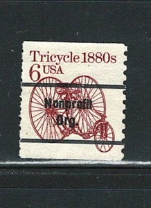 US Nonprofit Org Precancel single Stamp (used) - Picture 1 of 1