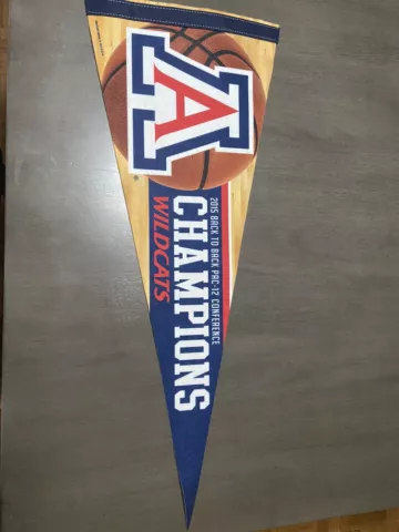 University of Arizona Wildcats NCAA 12 X 30 Wincraft Felt Pennant College Cover
