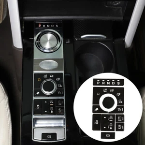 Black Alloy 5 Terrain Mode ASL Button Patch Sticker For Range Rover Vogue 15-16 - Picture 1 of 12