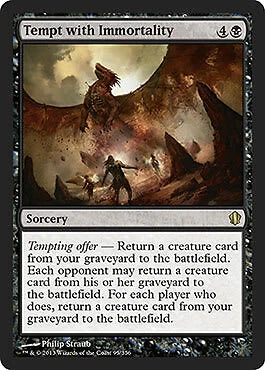MTG Magic - Tempt with Immortality - Commander 2013 Edition - Rare - NM - Image 1 of 1