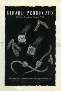 Relojes finos 1946 Girard Perregaux Sea Hawk anuncio impreso antiguo idea de regalo única (1835) - Imagen 1 de 1