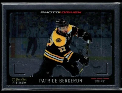 2021-22 O-Pee-Chee Platinum Photo Driven #PD-1 Patrice Bergeron - Image 1 of 2