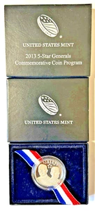 2013-S 5 STAR GENERALS Commemorative Proof Set in Original Government Packaging - Picture 1 of 3