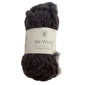 Universal Yarn Be Wool Acrylic Super Bulky Charcoal Gray Knit 17 Crochet P/Q NEW - Picture 1 of 4