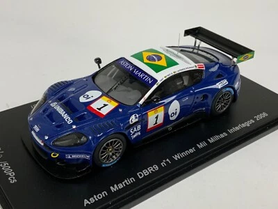 1/43 Spark Aston Martin DB9R Winner 2006 1000 Miles Interlagos car 1 S1201 CS571 - Image 1 of 4