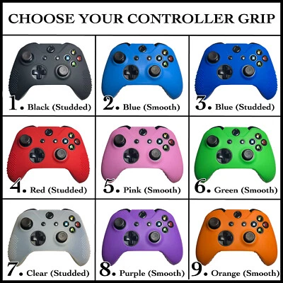 Protective Performance Rubber Skin Case Cover Grips For Xbox One Controllers - Image 1 of 4
