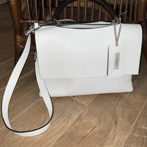 New Lia Numa Leather Designer Crossbody Purse Made in Italy  - Picture 1 of 13