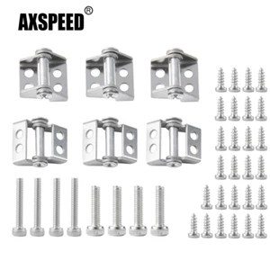 AXSPEED 6Pcs Metal Trailer Cargo Box Hinge for Tamiya R620 1/14 RC Tractor Truck - Picture 1 of 13