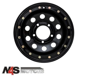 LAND ROVER DEFENDER IMITATION BEADLOCK GLÄNZEND SCHWARZES RAD 16 X 10 ZOLL 4xTEIL DA3238 - Bild 1 von 2