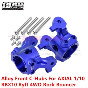 GPM Alloy Front C-Hubs For AXIAL 1/10 RBX10 Ryft 4WD Rock Bouncer AXI232040 US - Picture 1 of 11