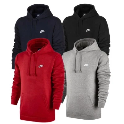 Nike Men's Hoodie Active Sportswear Long Sleeve Fleece Workout Athletic Pullover - Image 1 of 4