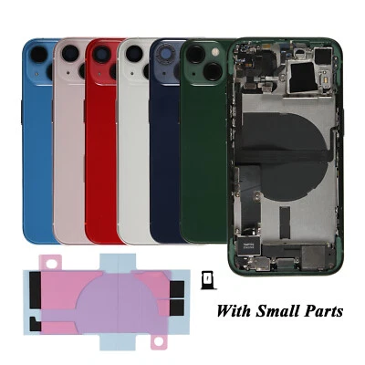 Cubierta trasera de batería de repuesto para carcasa de vidrio para iPhone 13 Mini 5,4 pulgadas EE. UU. Foto 1 de 4