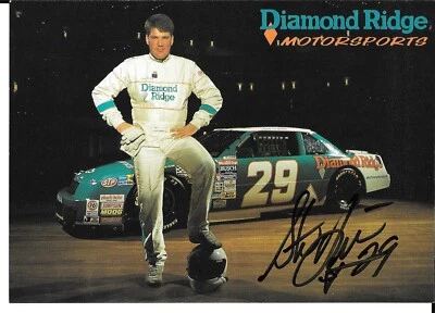 STEVE GRISSOM NASCAR SERIES Autographed POST CARD #29 - Image 1 of 2