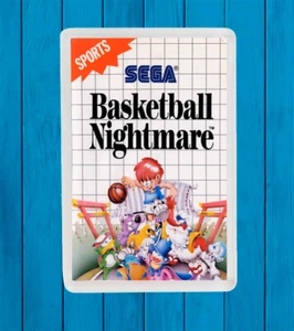 BASKETBALL NIGHTMARE SEGA MASTER SYSTEM FRIDGE MAGNET IMAN NEVERA - Imagen 1 de 1