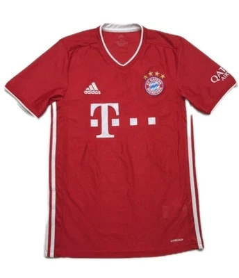 Camiseta masculina nova com etiquetas Adidas FC Bayern Munich 2020/2021 Home XS FR8358 - Imagem 1 de 4