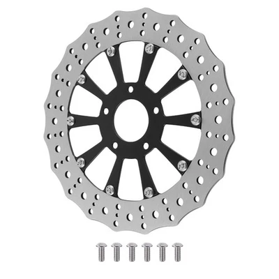 Kit de rotor de freio dianteiro flutuante 11,8" 299mm para Harley-Davidson Softail 2015-2024 - Imagem 1 de 4