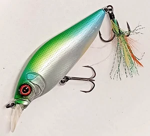NON PESCATO 3" MEGABASS ITO FLAP SLAP MINNOW 3/8 oz ESCA GIAPPONE - Foto 1 di 5
