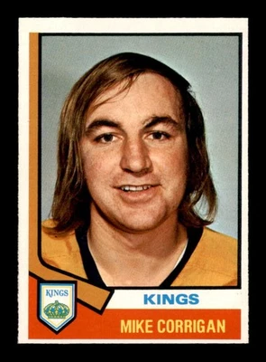 1974 O-Pee-Chee NHL #37 Mike Corrigan   EXMT/EXMT+ X3537756 - Image 1 of 3