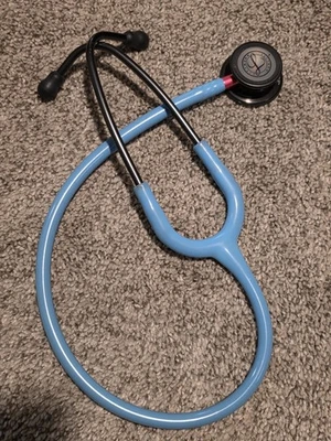 3M Littman Classic III  Smoke Finish Turquoise Tube Stethoscope - Image 1 of 4