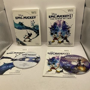 Disney - Epic Mickey & Epic Mickey 2: The Power of Two (Nintendo Wii) Probado🐭 - Imagen 1 de 18