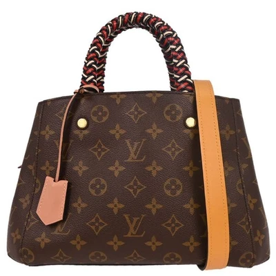 Сумочка двусторонняя Louis Vuitton с монограммой Montaigne BB M44671 CA3129 154904 - Изображение 1 из 4