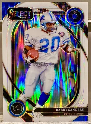CAMISETA # PARTIDO! 2024 Panini Select Barry Sanders Blanco 20/199! ¡LEONES (1/1)! LEER Foto 1 de 4