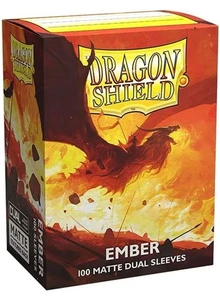 Vitrina Dragon Shield Mate Ember Sleeves - Tamaño Estándar - 10 Paquetes - Imagen 1 de 2