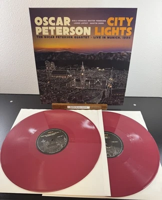 City Lights: The Oscar Peterson Quartet - Live in Munich, 1994 Fruit Punch Vinyl - Image 1 of 4
