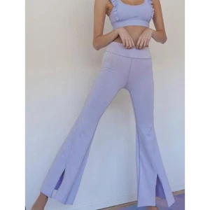 FP Movement Free People Damen Hot Shot Kick Schlaghose helllila Large - Bild 1 von 7
