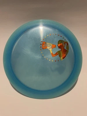 Discraft Pearly Big Z Thrasher Disc Golf 174g Blueberry Bomber. Inked but great - Image 1 of 2