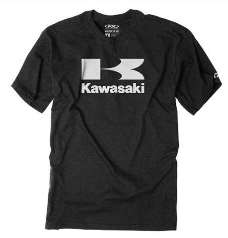 Camiseta Factory Effex 22-87114 Kawasaki Flying K brezo carbón (L) Foto 1 de 1