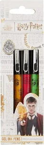 Helix Harry Potter Pens 4 Black Ink Pens House Designs Back to School - Picture 1 of 5