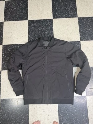 Lululemon Jacket Men's L Black Goose Down 700 Fill Bomber Primaloft Puffer - Image 1 of 4