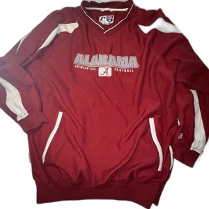 Russell Athletic Men's Team Issue Alabama Crimson Roll Tide Pullover Sz M VTG - Picture 1 of 9