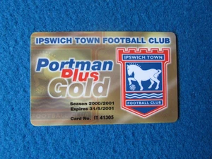 Ipswich Town Season Ticket 2000/01 Credit Card Style - Picture 1 of 2