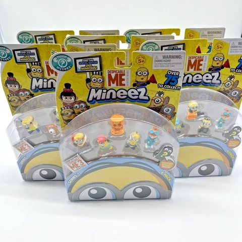 Despicable Me Mineez Series 1 New Lot of Six 6-Packs Minions Cover