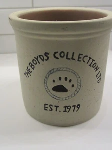 Boyd Bear Ceramic Crock 4 3/8" Boyd's Collection 1979 - Picture 1 of 8