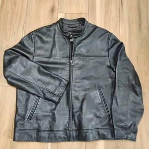Wilsons M Julian Vintage 1990er Echtleder Motorradjacke Motorrad Racing - Bild 1 von 15