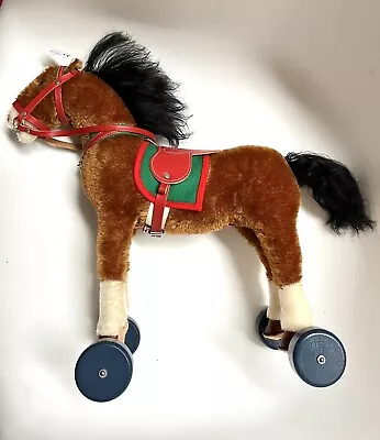 Steiff Pferd auf Rädern 1929 420146 KFS 35cm Club Edition 1998/99 - Bild 1 von 4