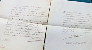 1805-1822 lot 2 lettres autographe du Comte Daru homme de confiance de NAPOLEON - Picture 1 of 3