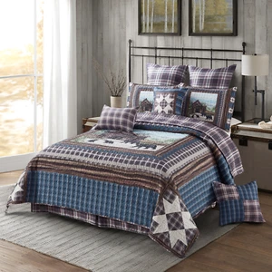 Virah Bella - Early Settlers - Lightweight Reversible Quilt Set - Picture 1 of 9