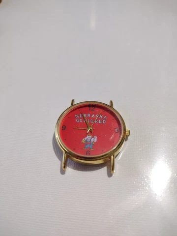 Vintage University of Nebraska Go Big Red Character Digital Watch Face Only GBR Cover